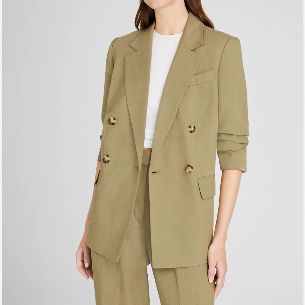 Club Monaco Blazer Green Kaki size L NWT
